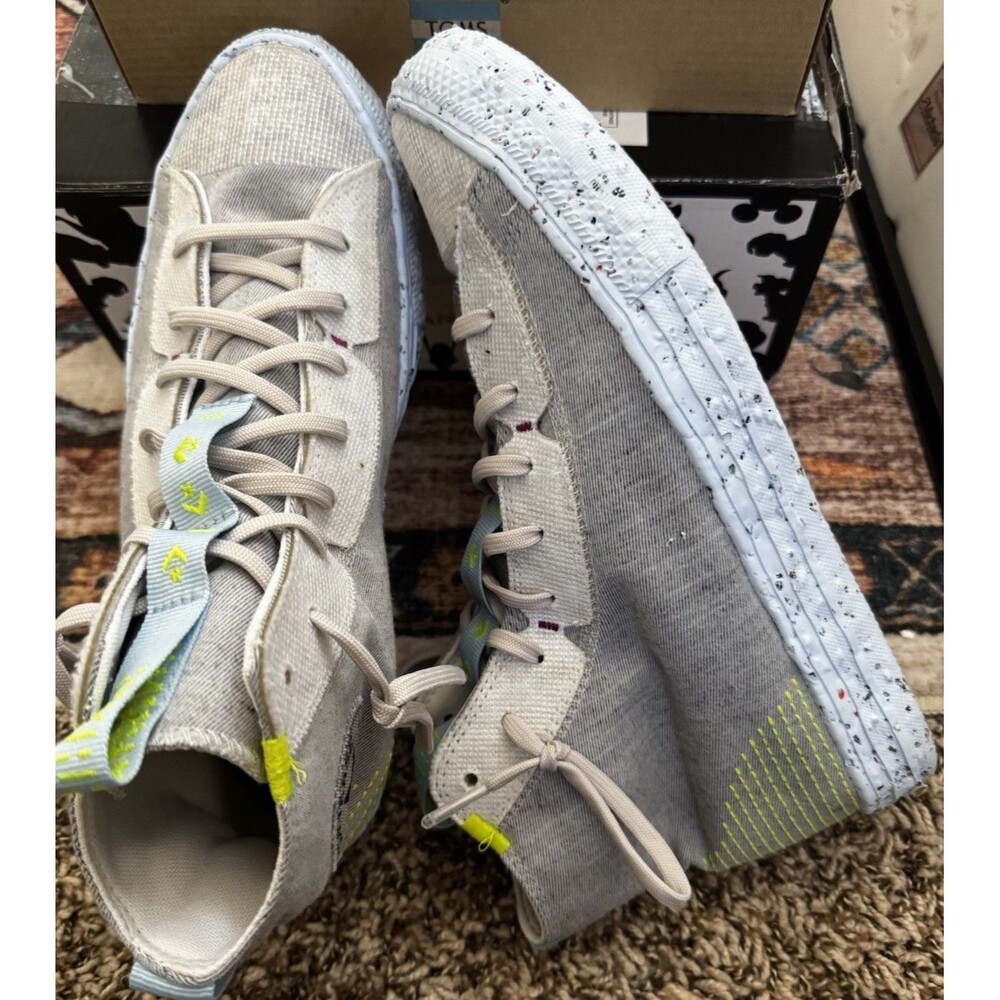 Converse Chuck Taylor All Star Crater High Top Gray Neon 168872C Unisex M8 W10
